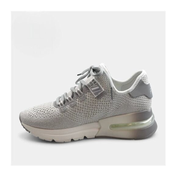 Ash Crush Bis In Sparkling Silver/White Sneakers Size 38 - Picture 3 of 13
